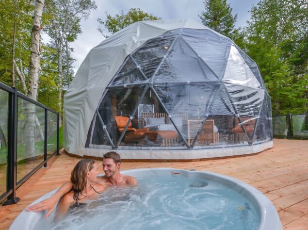 Dome with private saune – Bel Air Tremblant Dome with private saune - Bel Air Tremblant