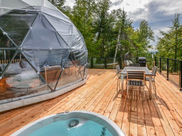 Dome Shared Sauna – Bel Air Tremblant Dome Shared Sauna - Bel Air Tremblant