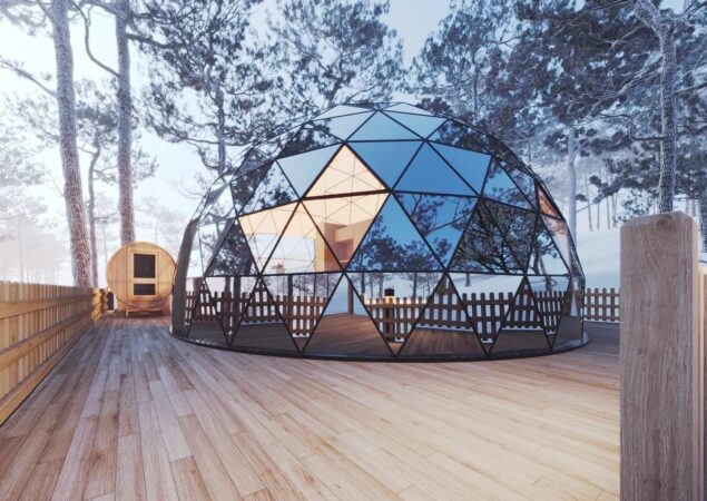 luxury-glamping-dome Glass Dome - Bel Air Tremblant